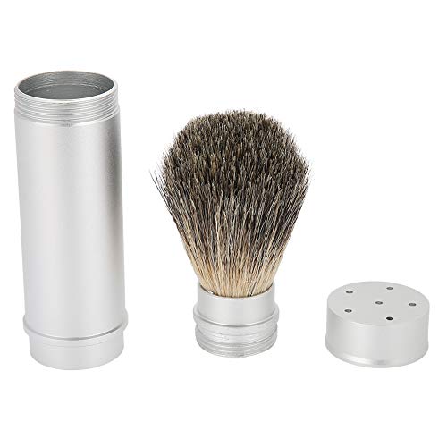 Filfeel Rasierpinsel, Bart Rasur Werkzeug tragbare Bartbürste für Männer beste Borsten Haar Bürsten Schnurrbart Bürste von FILFEEL