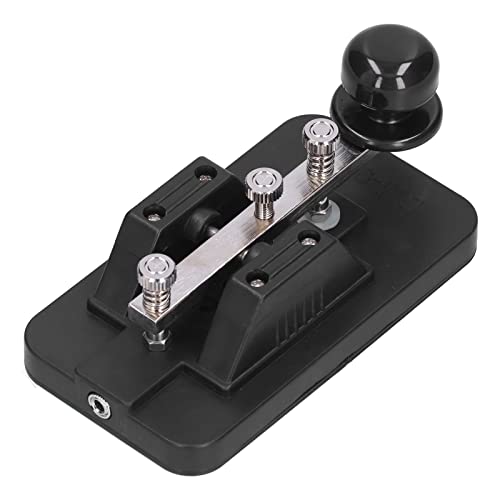 MINI CW Key Automatic Morse, Radio Ham Senden Sie Telegramm Double Paddle Morse Code Key, CW -Trainer mit Summer, Morse -Code -Schlüssel Telegraph, Morse -Code -Experiment -Kit von FILFEEL