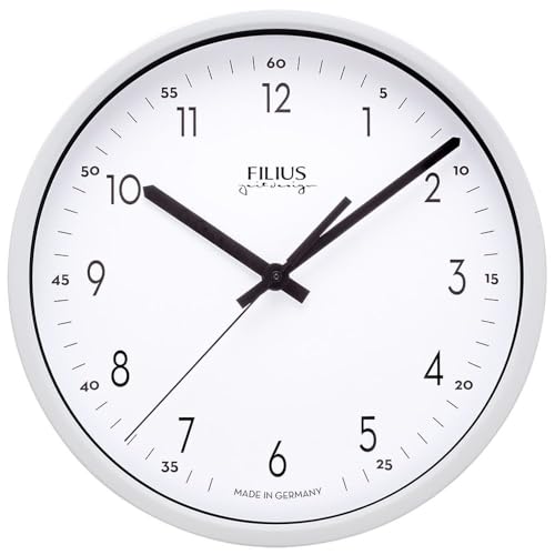 FILIUS Wanduhr 0101-0, weiß von FILIUS zeitdesign