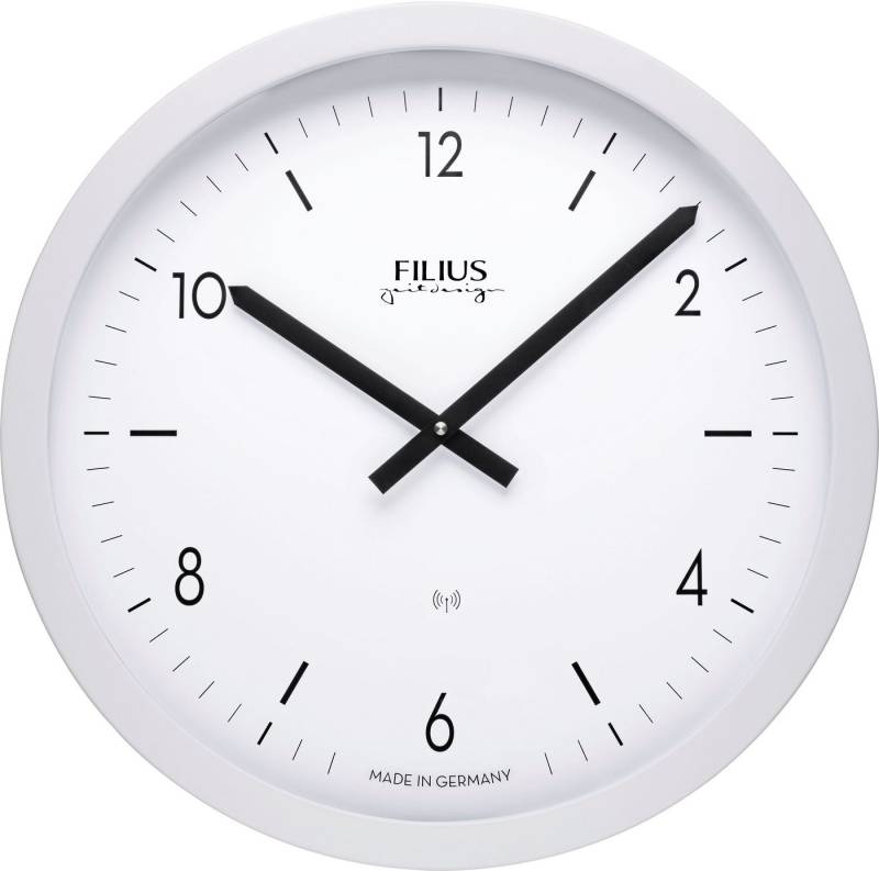 FILIUS zeitdesign Funkwanduhr 0304-0 (Made in Germany,Wohnzimmer,Esszimmer,Küche,Arbeitszimmer,Büro,Flur) von FILIUS zeitdesign