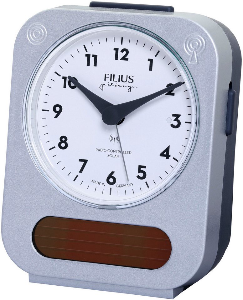 FILIUS zeitdesign Funkwecker Solar, Beleuchtung, Made in Germany, Schlafzimmer von FILIUS zeitdesign