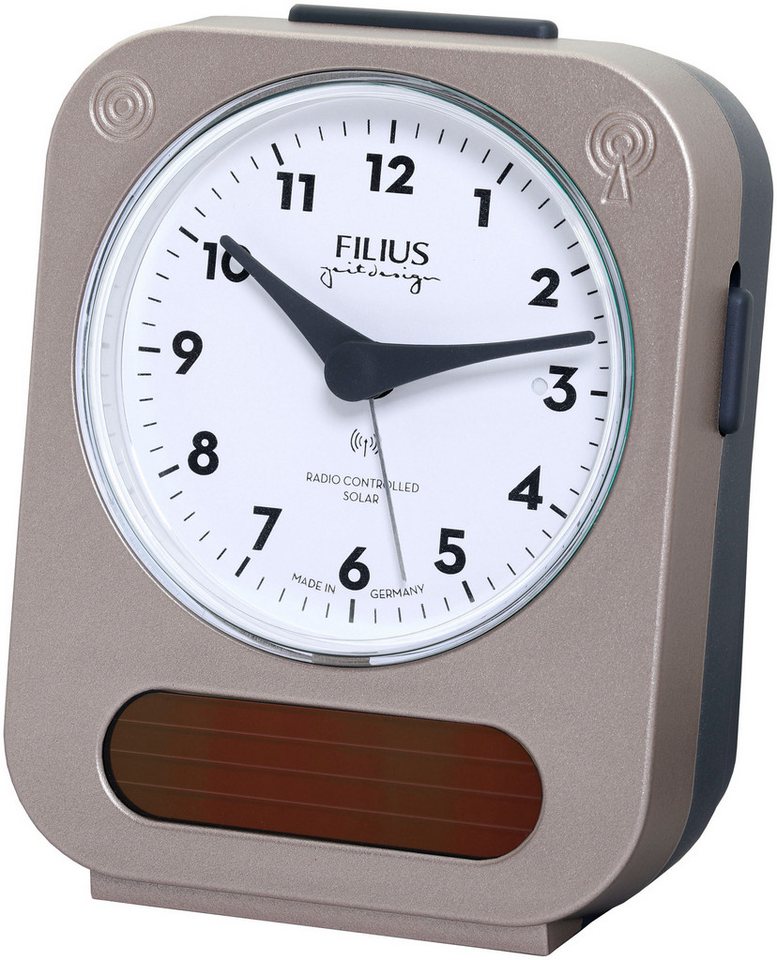 FILIUS zeitdesign Funkwecker Solar, Beleuchtung, Made in Germany, Schlafzimmer von FILIUS zeitdesign