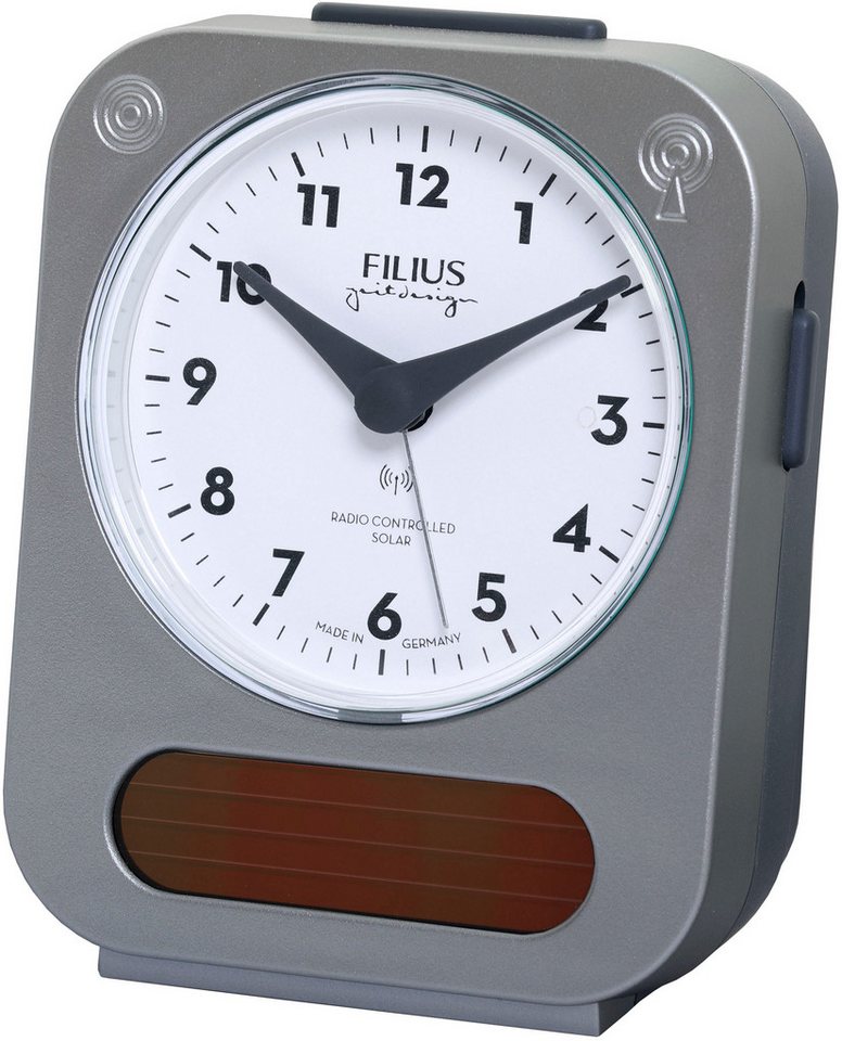 FILIUS zeitdesign Funkwecker Solar, Beleuchtung, Made in Germany, Schlafzimmer von FILIUS zeitdesign