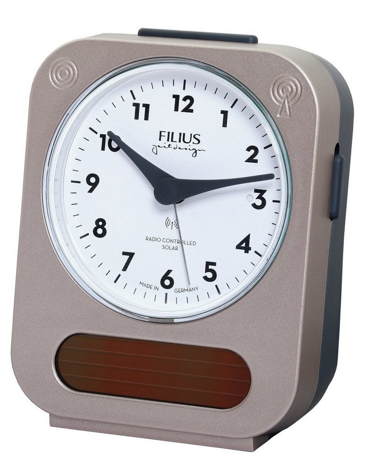 FILIUS zeitdesign Funkwecker Solar Funkwecker Filius Zeitdesign 0543-18 rosegold von FILIUS zeitdesign