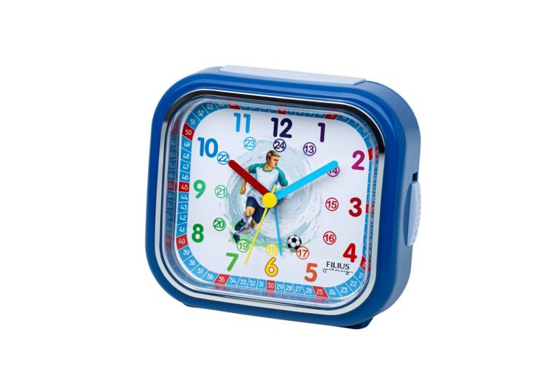 FILIUS zeitdesign Kinderwecker Quarzwecker, Lernwecker,Schulanfang,Schlafzimmer, schleichende Sekunde von FILIUS zeitdesign