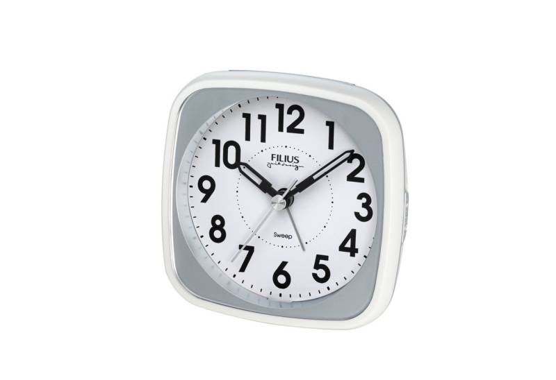 FILIUS zeitdesign Quarzwecker Schlafzimmer, Wecker Beleuchtung,schleichende Sekunde,Snooze,Piepalarm von FILIUS zeitdesign