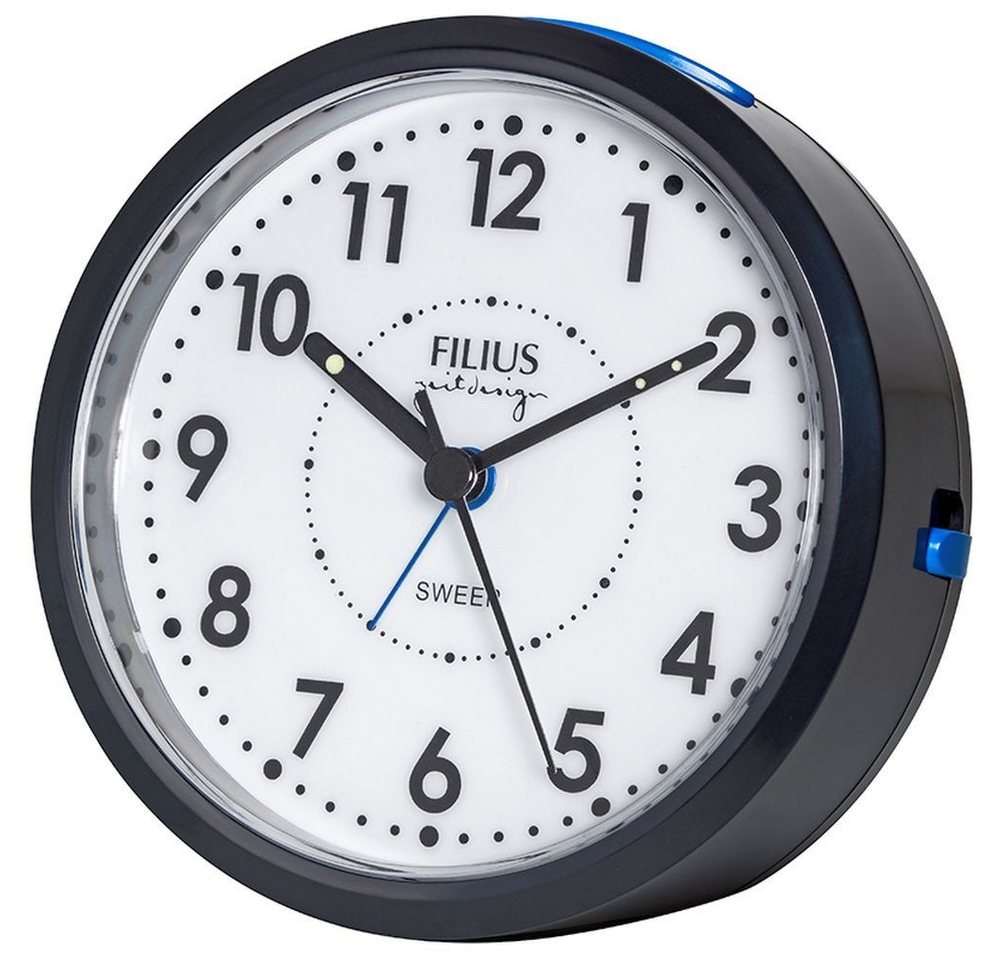 FILIUS zeitdesign Wecker FILIUS Quarz Wecker 0528-17 schwarz Snooze Licht schleichende Sekunde FILIUS zeitdesign Wecker FILIUS Quarz Wecker 0528-17 schwarz Snooze Licht schleichende Sekunde von FILIUS zeitdesign