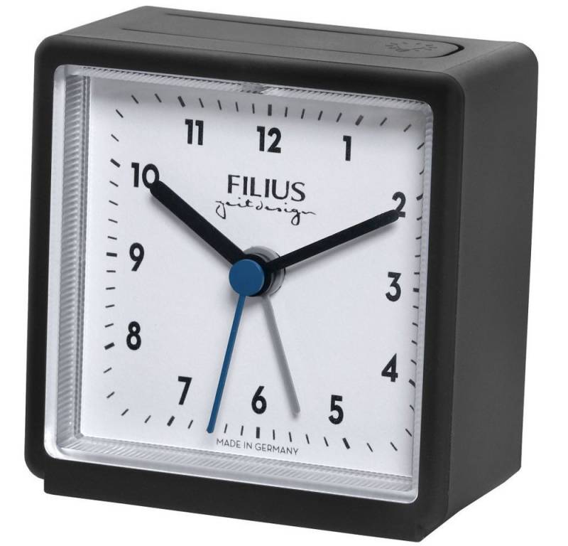 FILIUS zeitdesign Wecker FILIUS Quarz Wecker 0540-17 schwarz Snooze Beleuchtung Crescendo Alarm von FILIUS zeitdesign