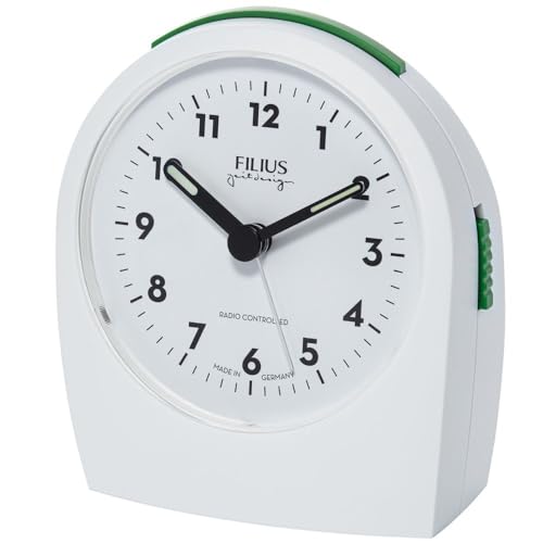 Filius 0545-0 Funk-Wecker Weiß von FILIUS zeitdesign