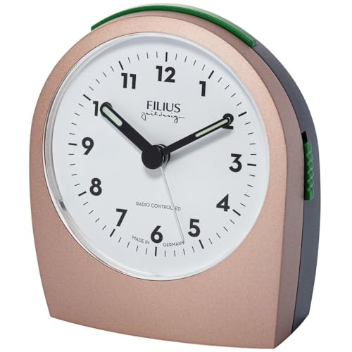 Filius 0545-18 Funkwecker Roségold-Graphit von FILIUS zeitdesign