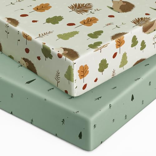 FILLEEP Babybettlaken für Jungen und Mädchen, neutral, 2 Stück, für Standard-Kinderbett- und Kleinkindmatratze, superweiches, atmungsaktives Spannbetttuch für Kinderbetten 99,1 x 63,5 x 15,2 cm FILLEEP Babybettlaken für Jungen und Mädchen, neutral, 2 Stück, für Standard-Kinderbett- und Kleinkindmatratze, superweiches, atmungsaktives Spannbetttuch für Kinderbetten 99,1 x 63,5 x 15,2 cm von FILLEEP