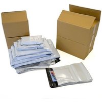 200x Coex Folienversandtaschen 400 x 500 mm Versandbeutel Versandtaschen Versandtüten selbstklebend - Weiß von FILMAR