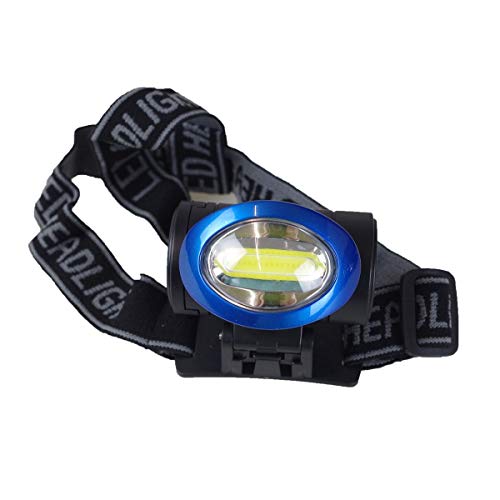 Filmer 36158 Stirnlampe 3 W COB-LED, Plastik, schwarz/blau/silber, 15 x 10 x 10 cm von FILMER