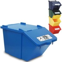 Zweistöckiger Abfalltrennbehälter - blau 45L Zweistöckiger Abfalltrennbehälter - blau 45L von FILMOP