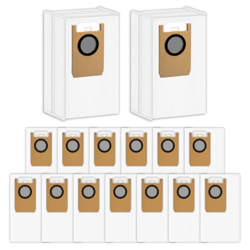 (15 Stück) Omni S1 Pro Ersatz-Staubsaugerbeutel, kompatibel mit Eufy Roboter-Staubsauger Omni S1 Pro selbstentleerende Station, Filterbeutel für Roboter-Staubsauger von FILTERIST