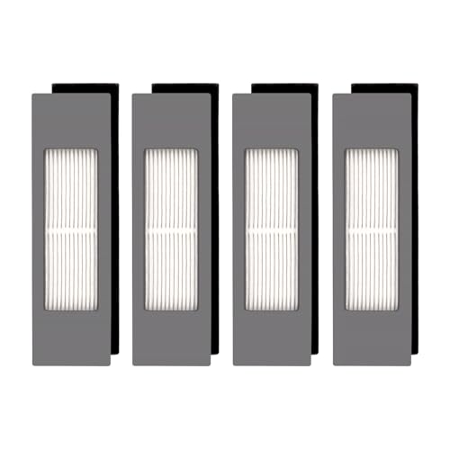 (4 Stück) N10 HEPA-Filter kompatibel mit Ecovacs Deebot OZMO N10 N10 Plus 920 950 T5 T8 Aivi MAX T9 N5 N7 N8+ N8 Pro Plus DX55 DX93 DJ65, Ersatzteile 4 Filter von FILTERIST