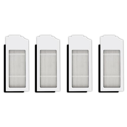 (4 Stück) N20 Plus Ersatz-HEPA-Filter Kompatibel mit ECOVACS DEEBOT N20 Plus/ N20 Pro Plus/ X1 Omni/ T10/ T10 Plus/ T10 Turbo/ T10 Omni Roboterstaubsauger, Filterzubehör-Set, Filter-Set, 4 Stück von FILTERIST