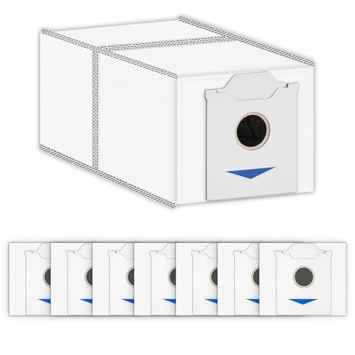 (8 Stück) N30 Omni Ersatzstaubbeutel Kompatibel mit ECOVACS DEEBOT N30 Omni / N30 Pro Omni Roboterstaubsauger, mit Aktivkohlefilterschicht, Kanisterbeuteln, Staubbeutel-Zubehörset von FILTERIST