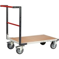 FIMM Plattformwagen mit festem Bügel und Holzplatte Ablagefläche 1000x595mm 400kg Tragkraft FIMM Plattformwagen mit festem Bügel und Holzplatte Ablagefläche 1000x595mm 400kg Tragkraft von FIMM
