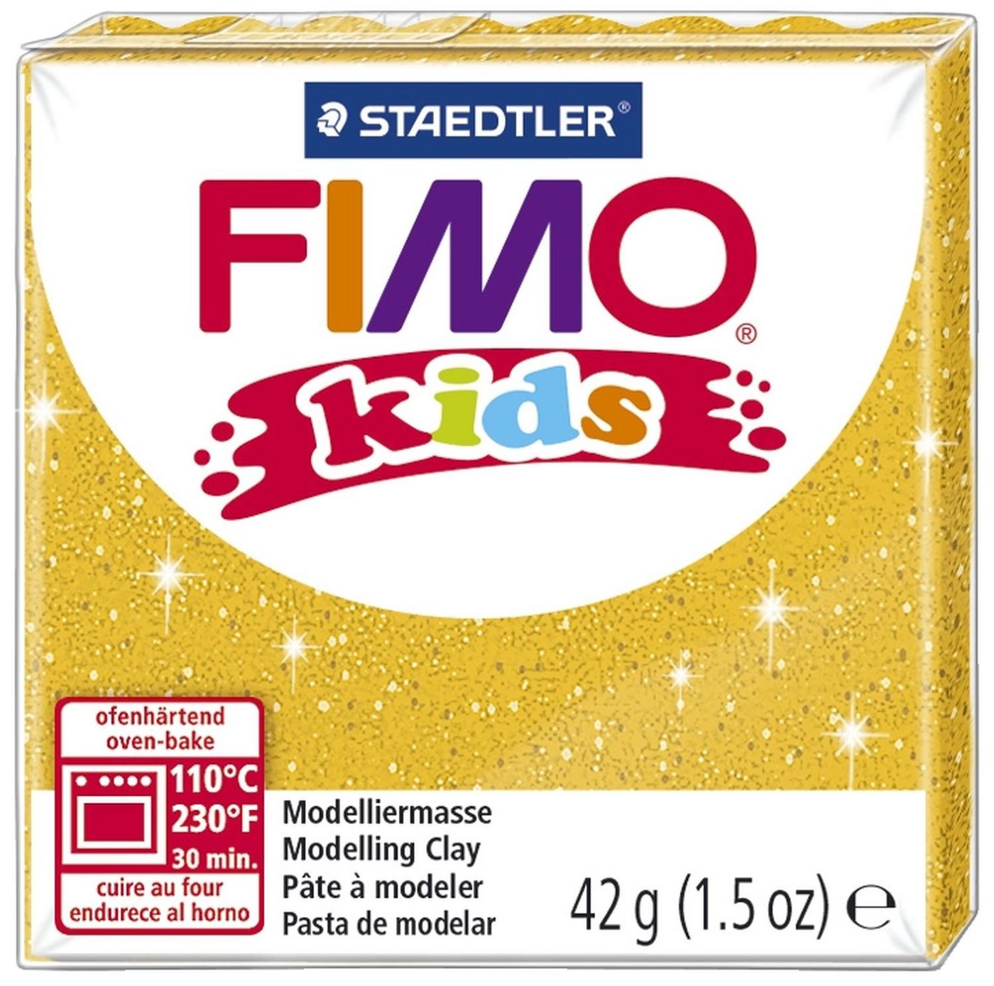 FIMO Abdeckfolie FIMO Mod.masse Fimo kids gold glitter von FIMO