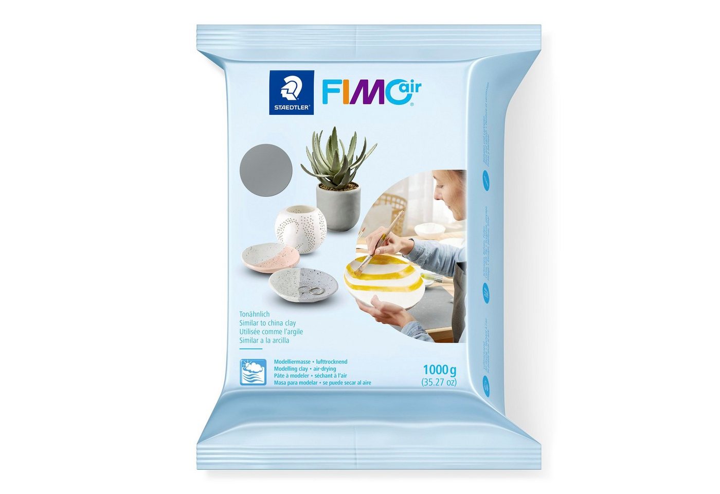 FIMO Modelliermasse Air Basic, 1000 g von FIMO