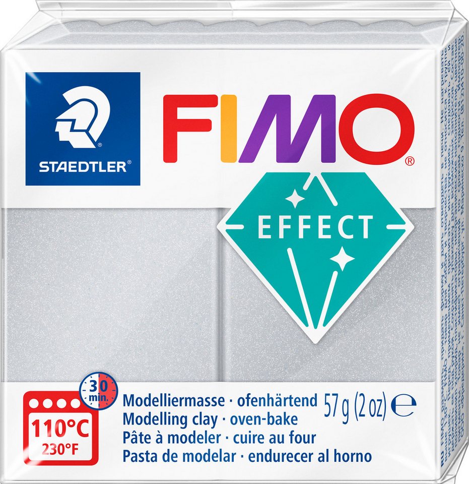 FIMO Modelliermasse Effect, 57 g, Perlglanzfarben von FIMO