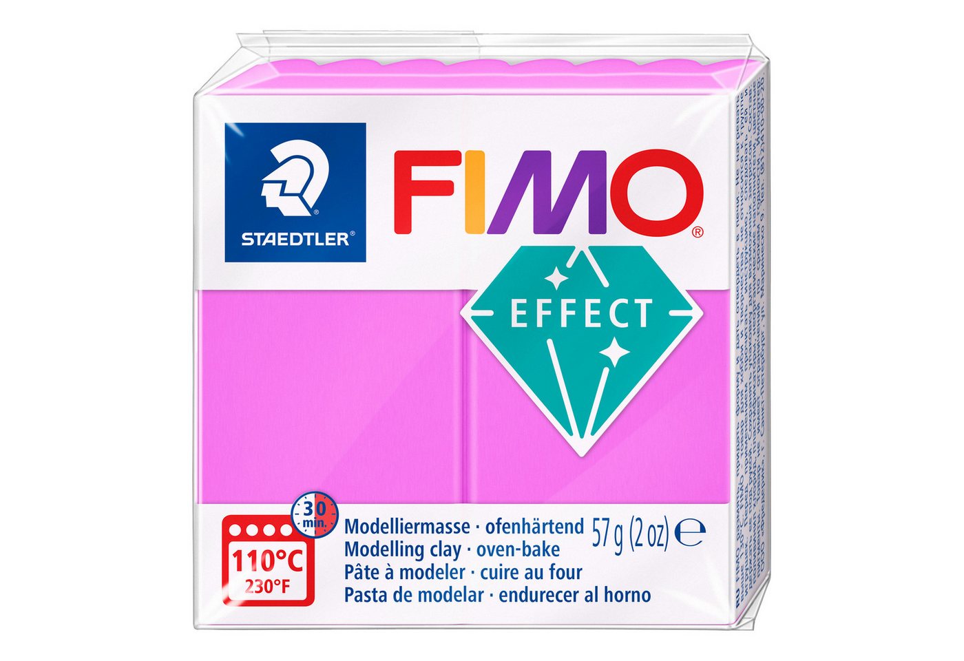 FIMO Modelliermasse Effect Neon, 57 g von FIMO