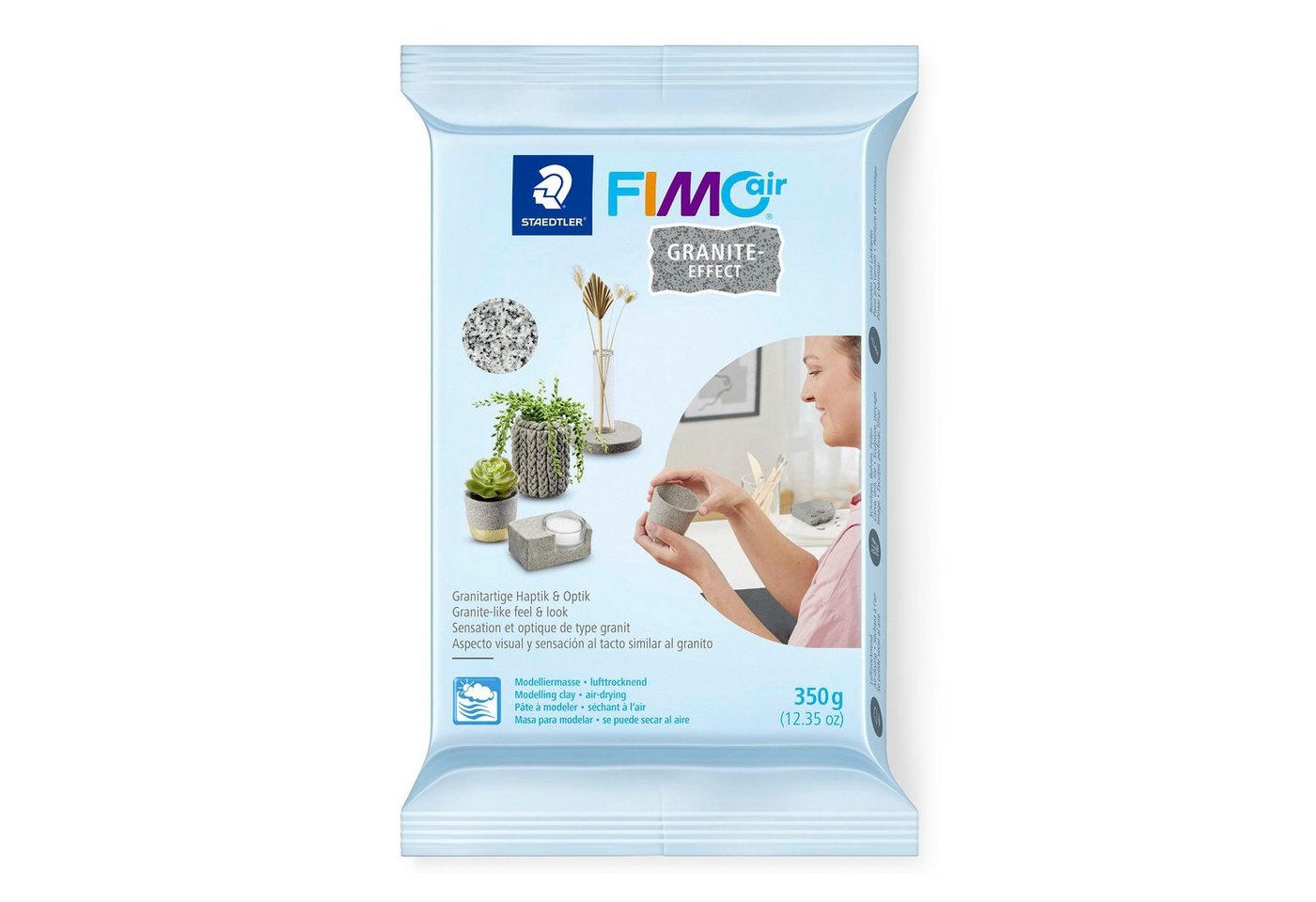 FIMO Modelliermasse FIMOair Granite-Effect, 350 g von FIMO