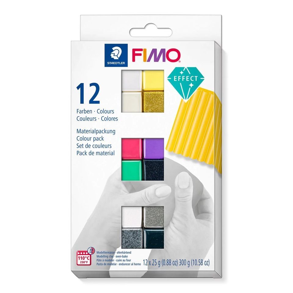 FIMO Modelliermasse Fimo Soft/Effect, ofenhärtende Modelliermasse, 12 Farben á 25g FIMO Modelliermasse Fimo Soft/Effect, ofenhärtende Modelliermasse, 12 Farben á 25g von FIMO