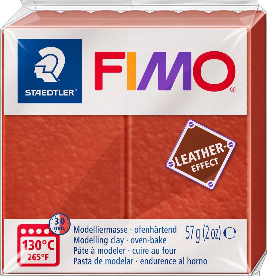 FIMO Modelliermasse Leder-Effect, 57 g von FIMO