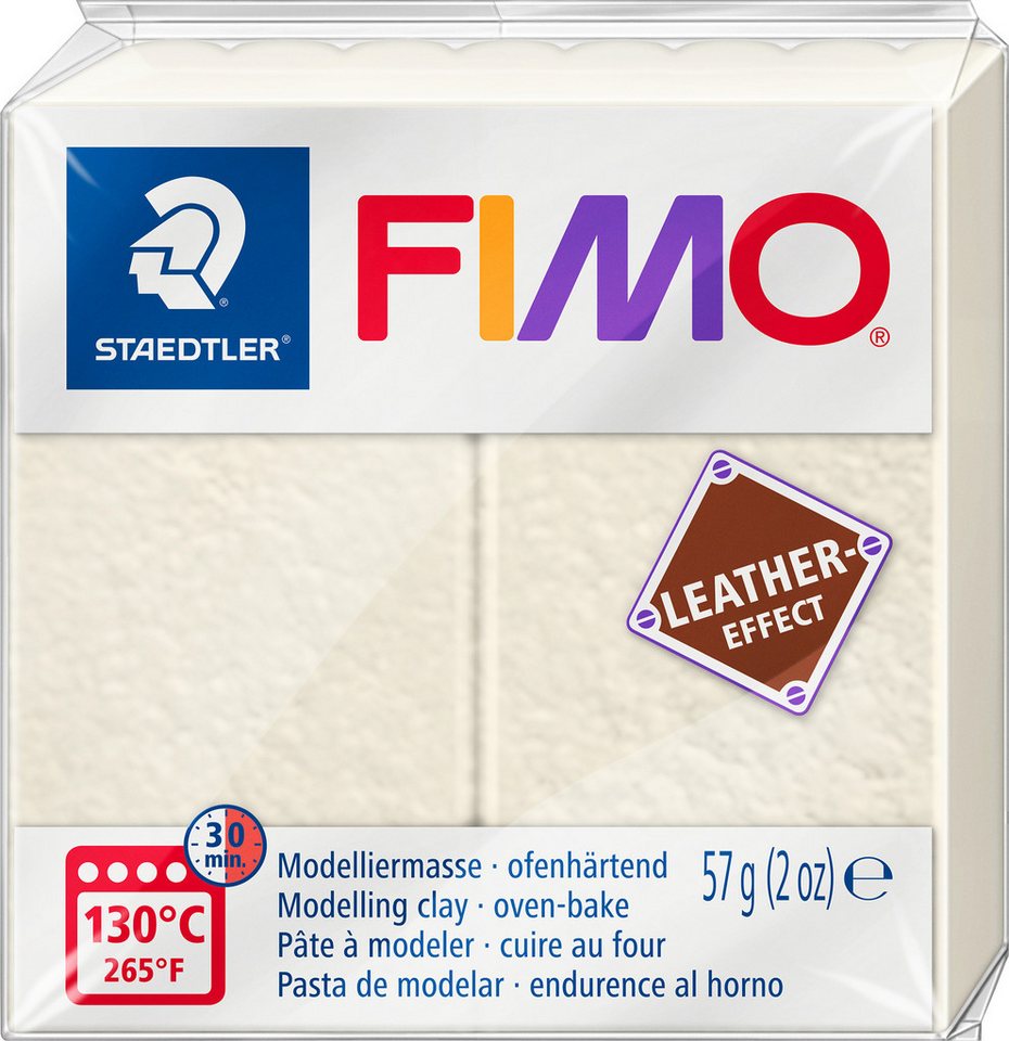 FIMO Modelliermasse Leder-Effect, 57 g von FIMO