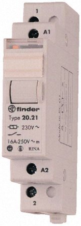 20.21.8.230.0000 Relais: Installation bistabil NO 230VAC DIN 16A -40-40°C IP20 F 20.21.8.230.0000 Relais: Installation bistabil NO 230VAC DIN 16A -40-40°C IP20 F von FINDER