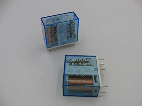 44.52.9.048.0000 Relais: elektromagnetisch DPDT USpule : 48VDC 6A/250VAC Mini FI 44.52.9.048.0000 Relais: elektromagnetisch DPDT USpule : 48VDC 6A/250VAC Mini FI von FINDER