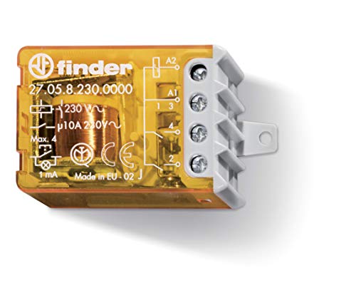 Finder 230V ac Spule DPST Tafelmontage 10A 6500? 4W Monostabiles Relais Finder 230V ac Spule DPST Tafelmontage 10A 6500? 4W Monostabiles Relais von FINDER