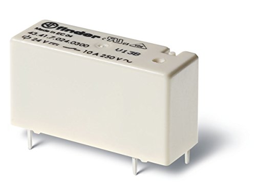 Finder Serie 43 – RELE 3,2 mm Verbindung Offen Agni + AU 6 VDC Sensible waschbar von FINDER