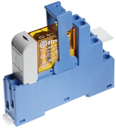 Finder Serie 48 – Interface Kontakte 230 VAC LED + Varistor METALICO von FINDER