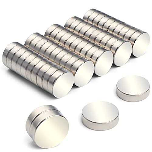 FINDMAG Magnete Stark, 50 Stück 10 mm x 3 mm Neodym Magnete Extra Stark, Starke Magnete Klein, Kleine Magnete Whiteboard, Magnet Rund, Pinnwand Magnete, Mini Magnete für Magnettafel, Handwerk, Fotos von FINDMAG