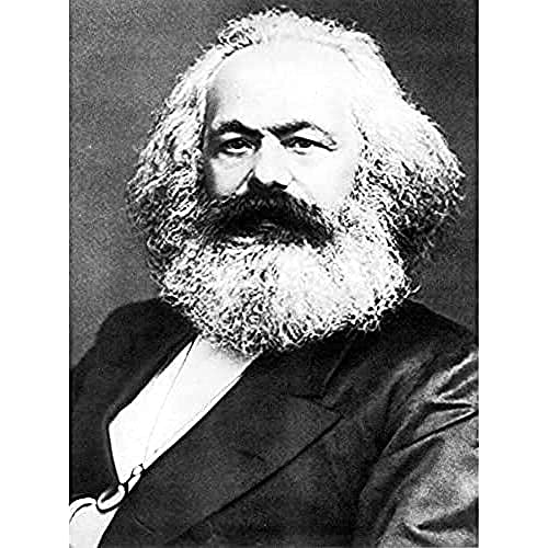 Fine Art Prints Portrait Politischer Theorist Philosoph Karl Marx Old Foto Kunstdruck Leinwand Premium Wanddekoration Poster Wandbild 40,6 x 30,5 cm von Fine Art Prints