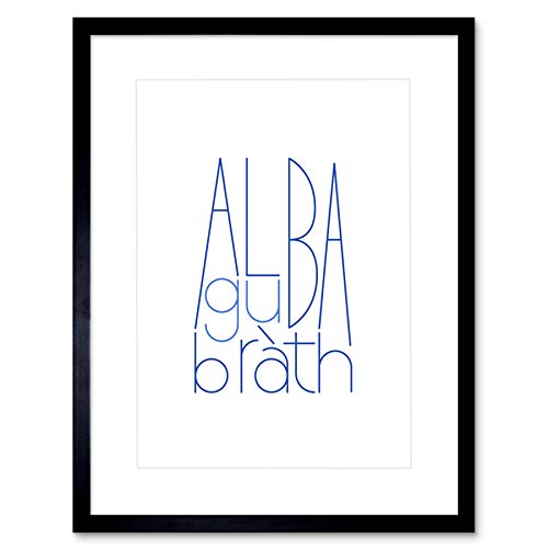 Scotland Alba Gu Brath Framed Wall Art Print Schottland Wand Scotland Alba Gu Brath Framed Wall Art Print Schottland Wand von FINE ART PRINTS