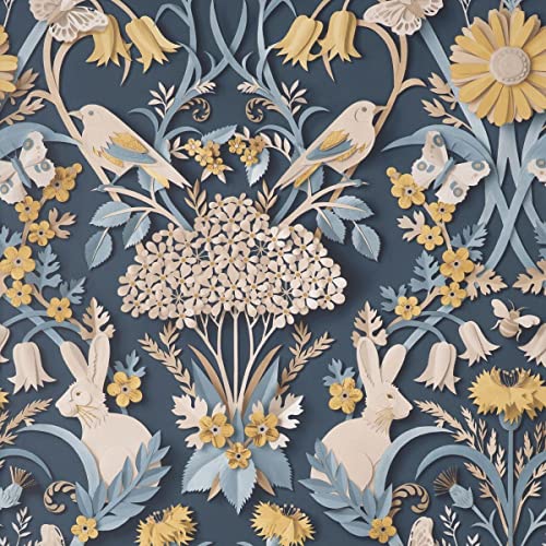 Fine Decor FD42950 UK Woodland Navy, Blau von FINE DECOR