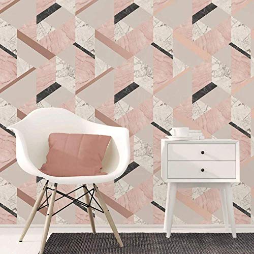 Fine Decor UK MARBLESQUE GEO Pink von FINE DECOR