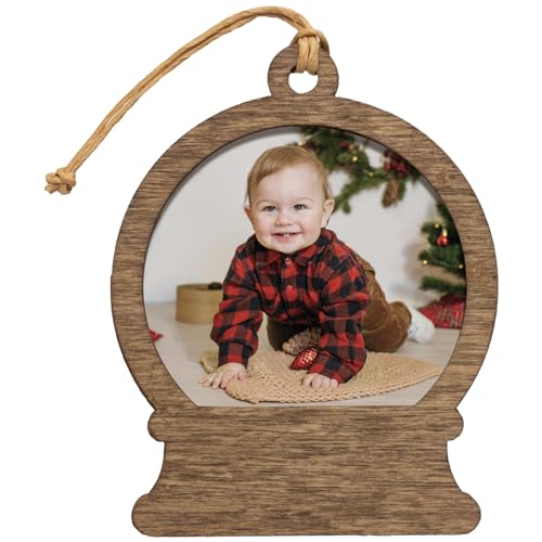 Holz-Schneekugel-Form, Foto-Ornament, 10 Stück Holz-Schneekugel-Form, Foto-Ornament, 10 Stück von FINE PHOTO GIFTS