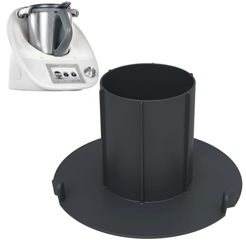 FINEASY Mixer-Spritzschutzdeckel für Thermomix TM6 TM5, Spritzschutz Küchenmixer Abdeckung, Kunststoff Spritzschutzabdeckung, Schwarz von FINEASY