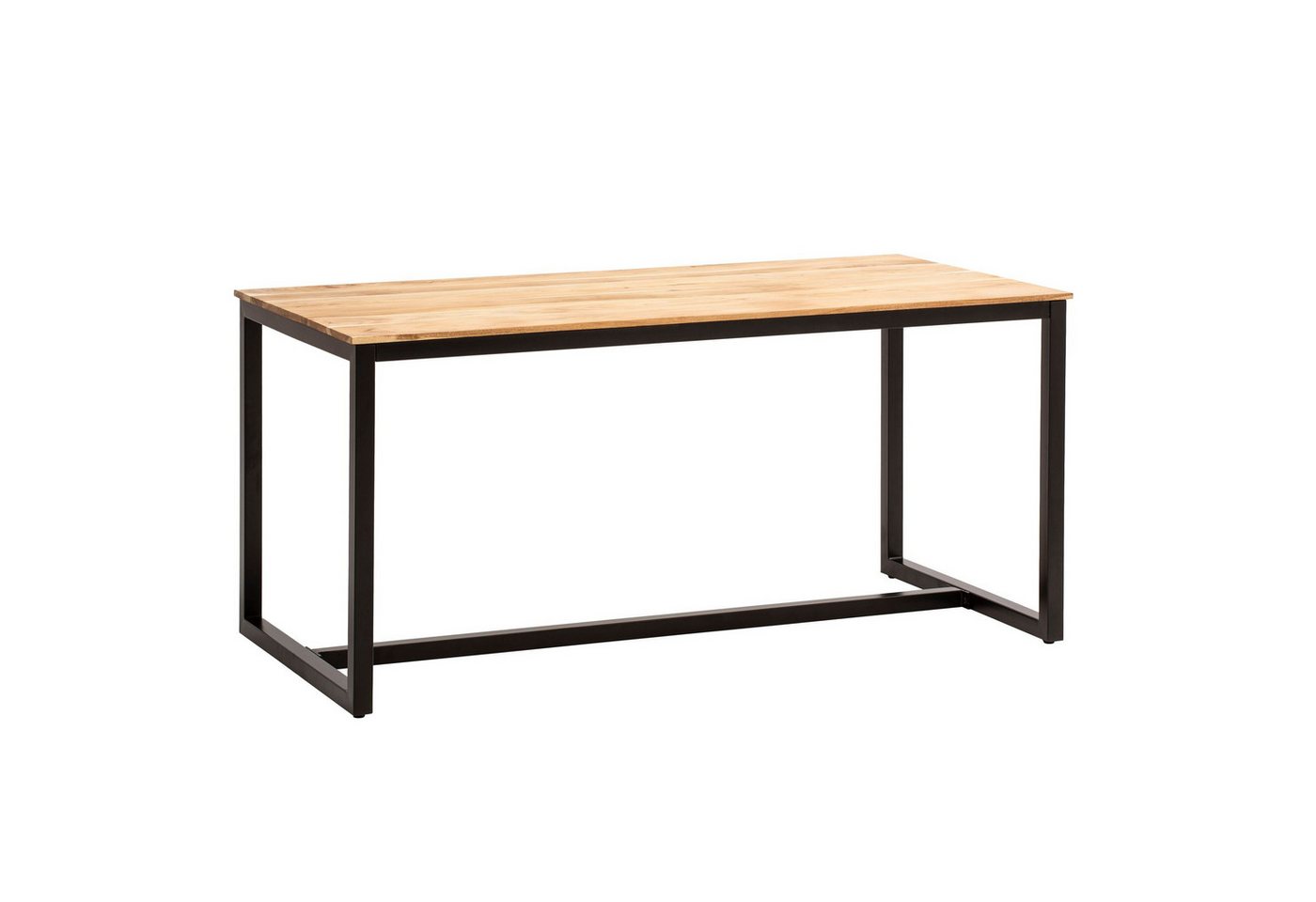 FINEBUY Esstisch FB60619 (140x80x76 cm, Akazie Massivholz Rechteckig, Modern), Esszimmertisch Klein, Holztisch Esszimmer Modern von FINEBUY