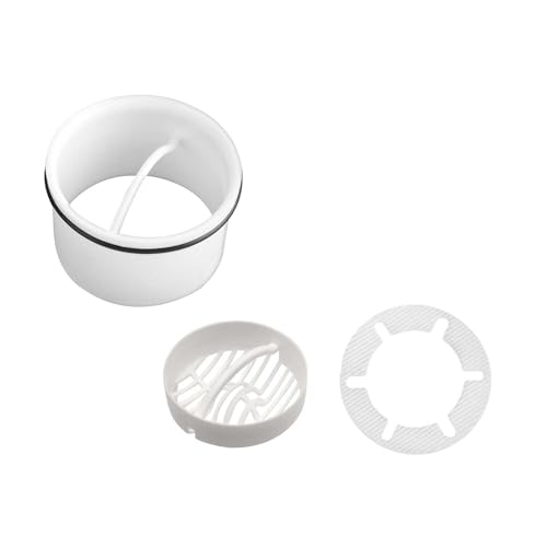 FINELYCR Duschsieb Abfluss Haare, 7 cm Haarsieb Dusche, Dusche Abflusssiebmit Korb und Filzmatte für Abflüsse in Küche und Bad zum Auffangen von Haaren und zur Vermeidung von Verstopfungen Durch Leben von FINELYCR