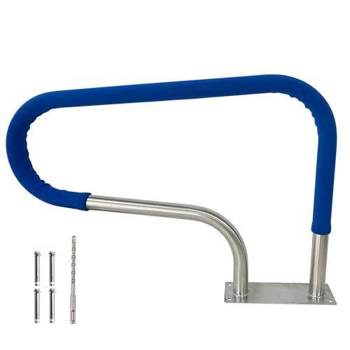 FINEUNAN Pool Haltegriff aus Edelstahl V2A, 90x59cm Pool-Handlauf für Einbaupools, Sicherheitshandläufe für Schwimmbäder, Tragkraft 100kg, Pool-Treppengeländer aus Edelstahl 304 mit Griffabdeckung FINEUNAN Pool Haltegriff aus Edelstahl V2A, 90x59cm Pool-Handlauf für Einbaupools, Sicherheitshandläufe für Schwimmbäder, Tragkraft 100kg, Pool-Treppengeländer aus Edelstahl 304 mit Griffabdeckung von FINEUNAN