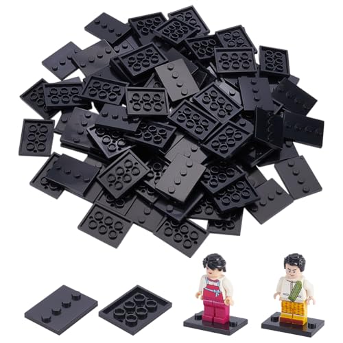 FINGERINSPIRE 100 Stück Schwarze Kunststoff Ständerbasen 3.2x2.4cm Actionfigur Ständerbasen Modell Display Ständerbasis Wiederverwendbar 4 Stifte Modell Ständer Für Actionfigur GI Joe Motu Spielzeug FINGERINSPIRE 100 Stück Schwarze Kunststoff Ständerbasen 3.2x2.4cm Actionfigur Ständerbasen Modell Display Ständerbasis Wiederverwendbar 4 Stifte Modell Ständer Für Actionfigur GI Joe Motu Spielzeug von FINGERINSPIRE