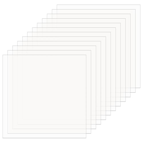 FINGERINSPIRE 12 Stück Durchsichtige Kunststoffplatte 30.5x30.5cm Durchsichtiges PET Flexibel Leicht Dünne Platten Transparente Quadratische Dünne Platten Für Bilderrahmen/Einladungen/Plakatrahmen FINGERINSPIRE 12 Stück Durchsichtige Kunststoffplatte 30.5x30.5cm Durchsichtiges PET Flexibel Leicht Dünne Platten Transparente Quadratische Dünne Platten Für Bilderrahmen/Einladungen/Plakatrahmen von FINGERINSPIRE