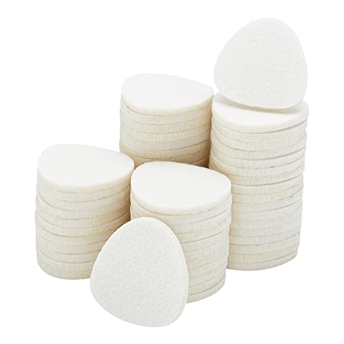 FINGERINSPIRE 120 Stück ätherisches Öl Nachfüllpad Öl Diffusor Ersatzpad 45x45mm Weiß Dreieck Ersatz Nachfüllpads ätherische Aromatherapie Pads nachfüllen Aroma Pad für Luftbefeuchter, Luftreiniger von FINGERINSPIRE