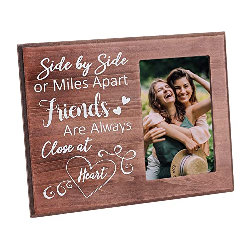 FINGERINSPIRE 25x20cm Freundesgeschenke Bilderrahmen Fernbeziehungen und Bestie-Geschenke - Seite an Seite oder Meilen auseinander Freunde liegen immer am Herzen FINGERINSPIRE 25x20cm Freundesgeschenke Bilderrahmen Fernbeziehungen und Bestie-Geschenke - Seite an Seite oder Meilen auseinander Freunde liegen immer am Herzen von FINGERINSPIRE